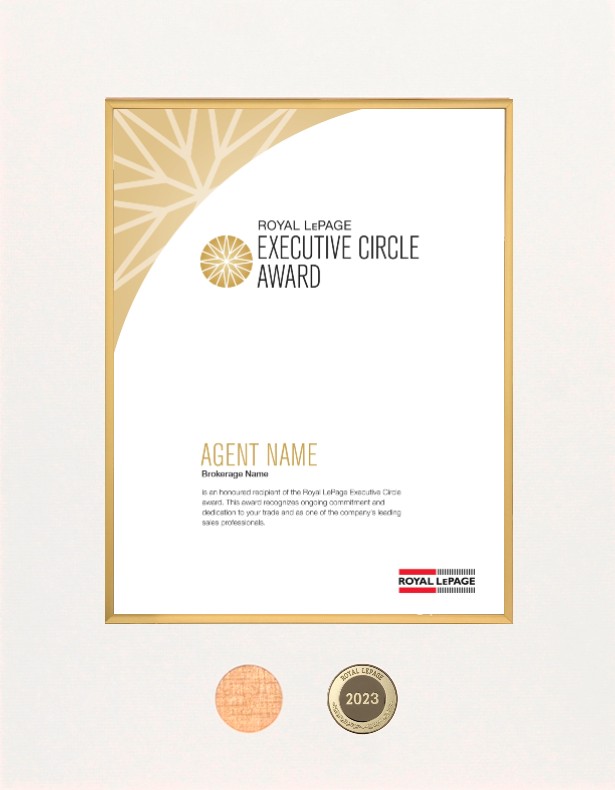 Refill - Royal LePage Executive Circle Award